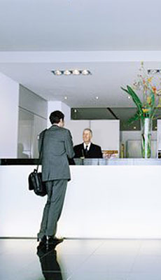 A women working on her laptop